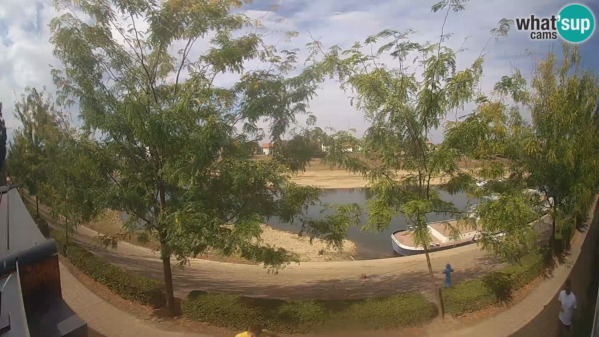Sisak Live-Webcam Blick auf den Fluss Kolpa – Kroatien