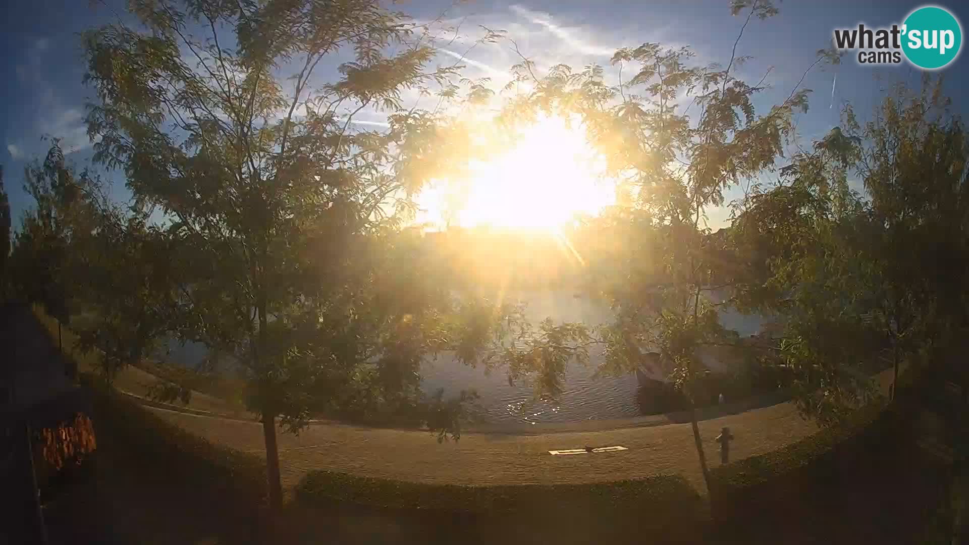 Sisak webcam en direct – vue sur la rivière Kolpa – Croatie