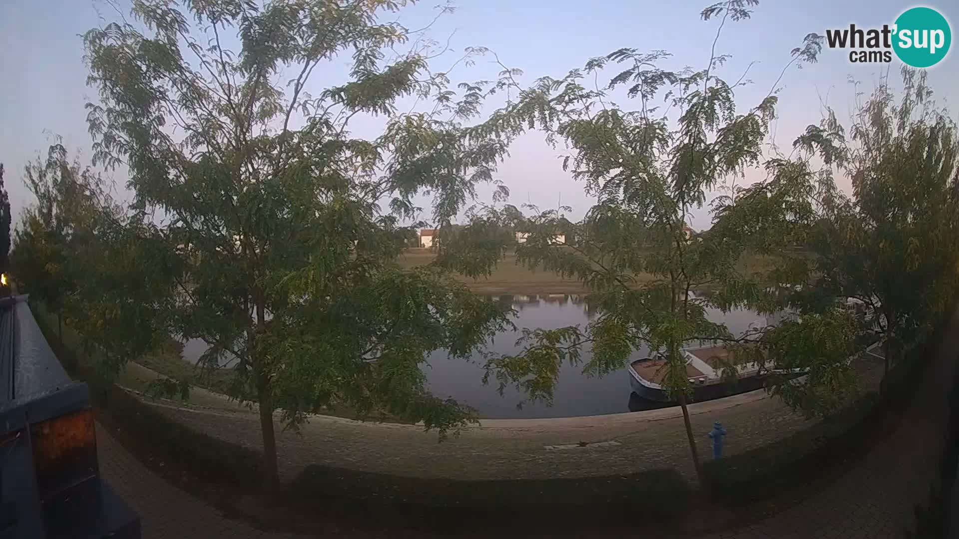 Sisak live webcam – vista sul fiume Kolpa – Croazia