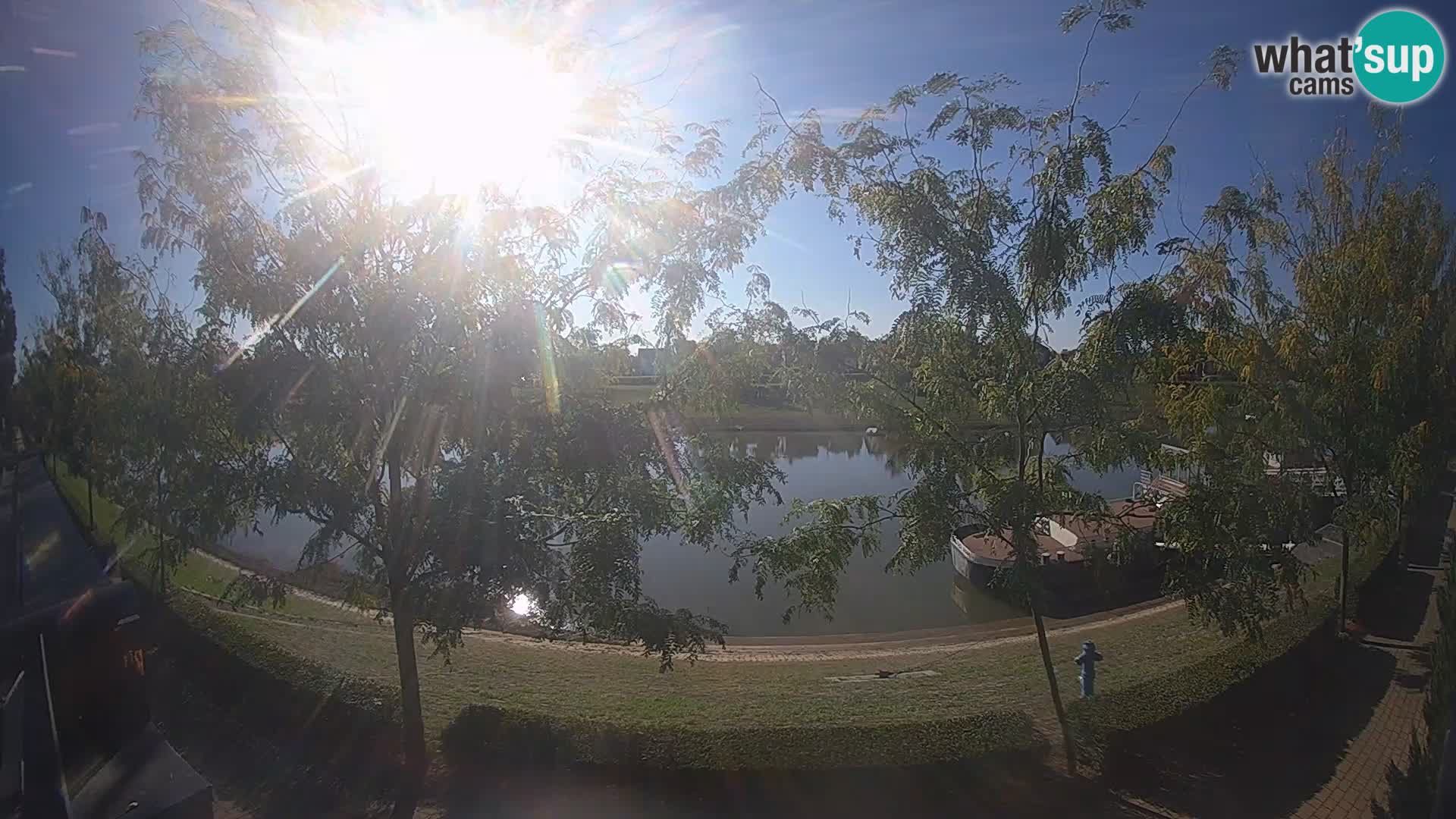 Sisak live webcam Kolpa river view – Croatia