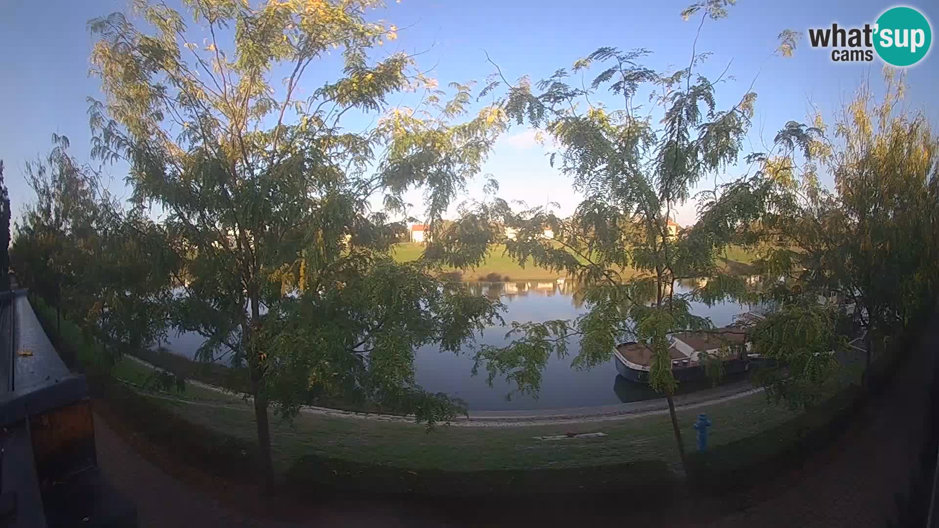 Sisak Live-Webcam Blick auf den Fluss Kolpa – Kroatien