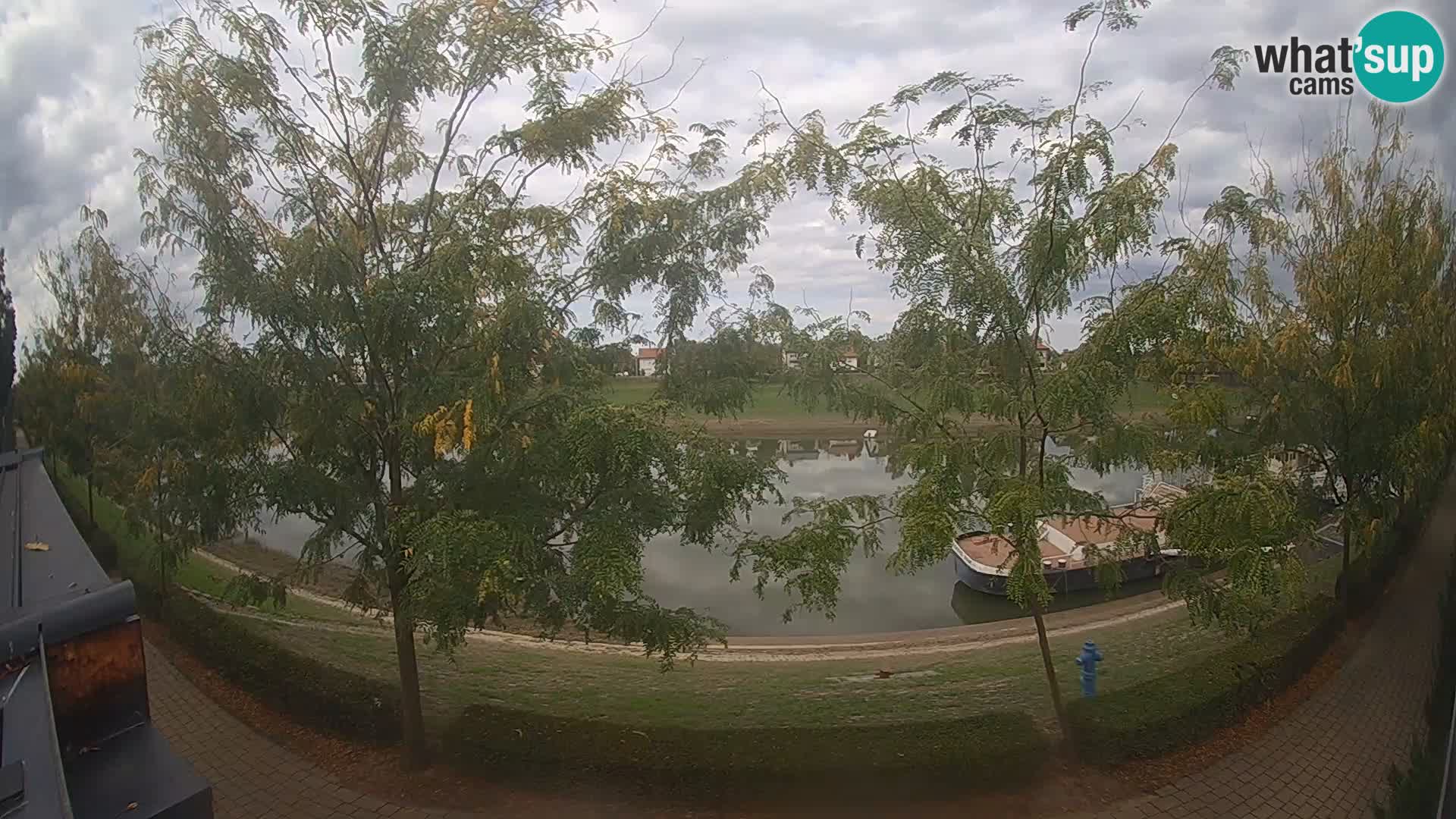 Sisak Live-Webcam Blick auf den Fluss Kolpa – Kroatien