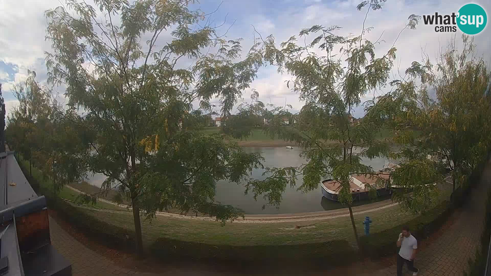 Sisak webcam en vivo Kolpa river view – Croacia