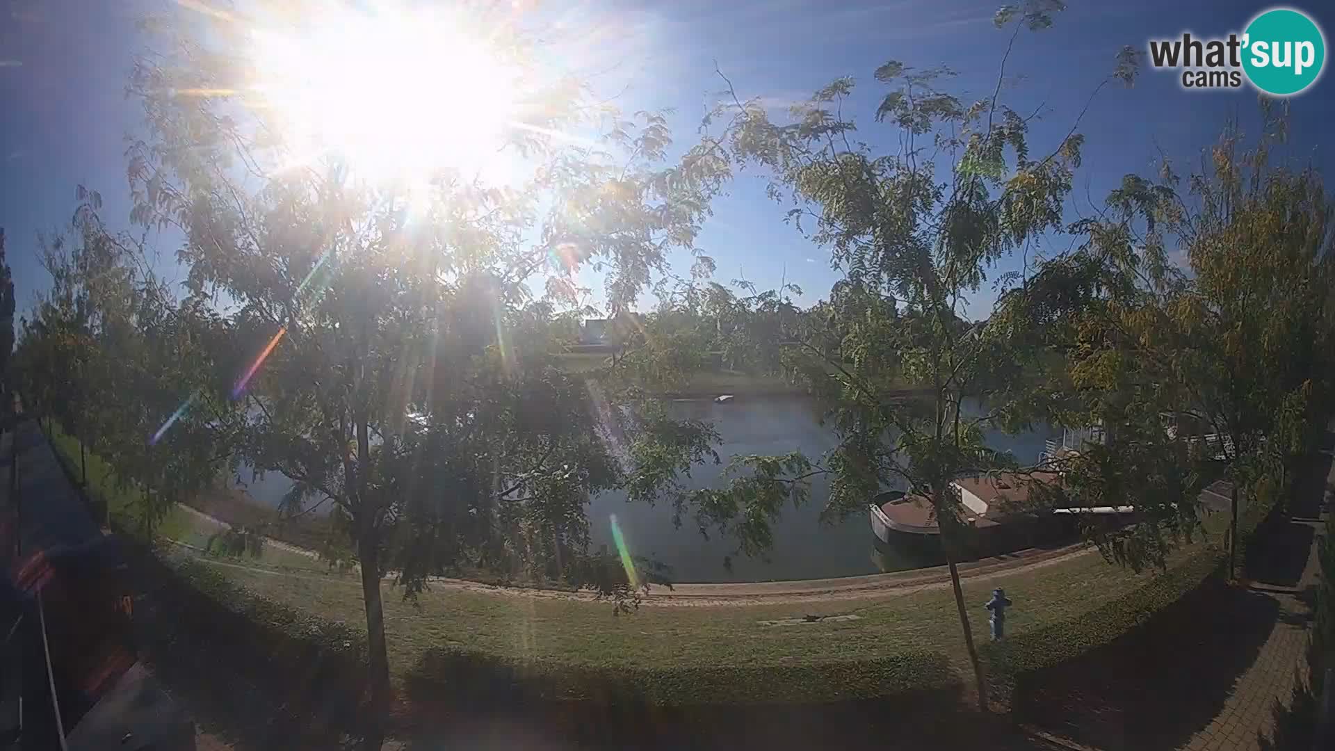 Sisak webcam en direct – vue sur la rivière Kolpa – Croatie