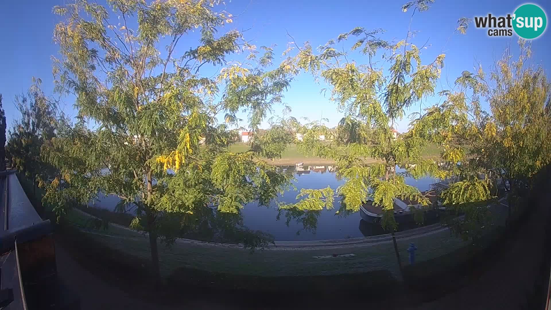 Sisak webcam en vivo Kolpa river view – Croacia