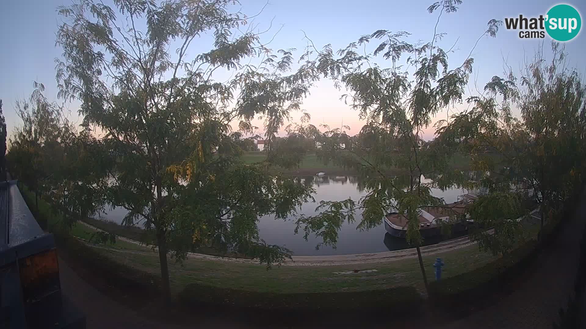 Sisak Live-Webcam Blick auf den Fluss Kolpa – Kroatien