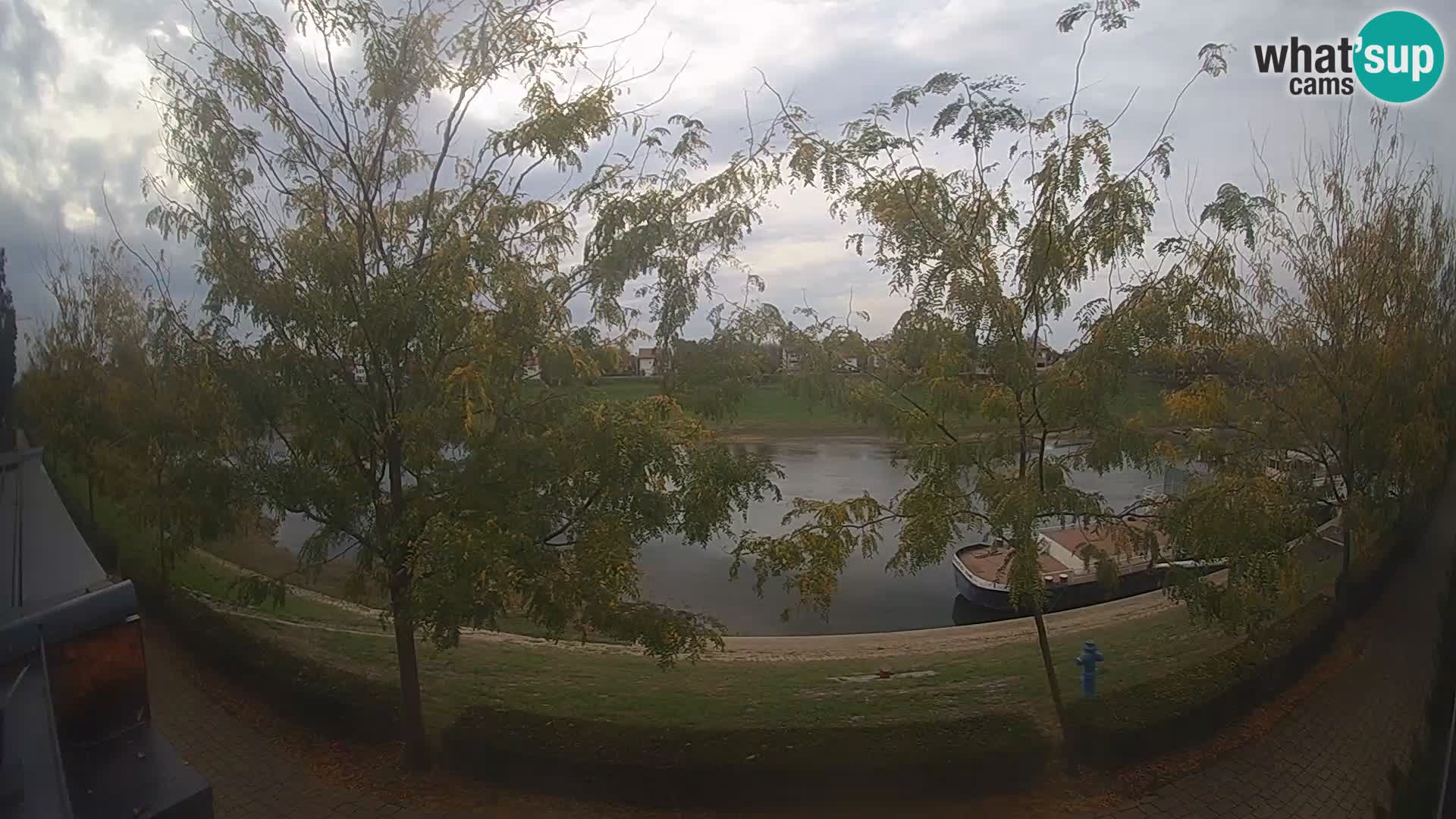 Sisak live webcam Kolpa river view – Croatia