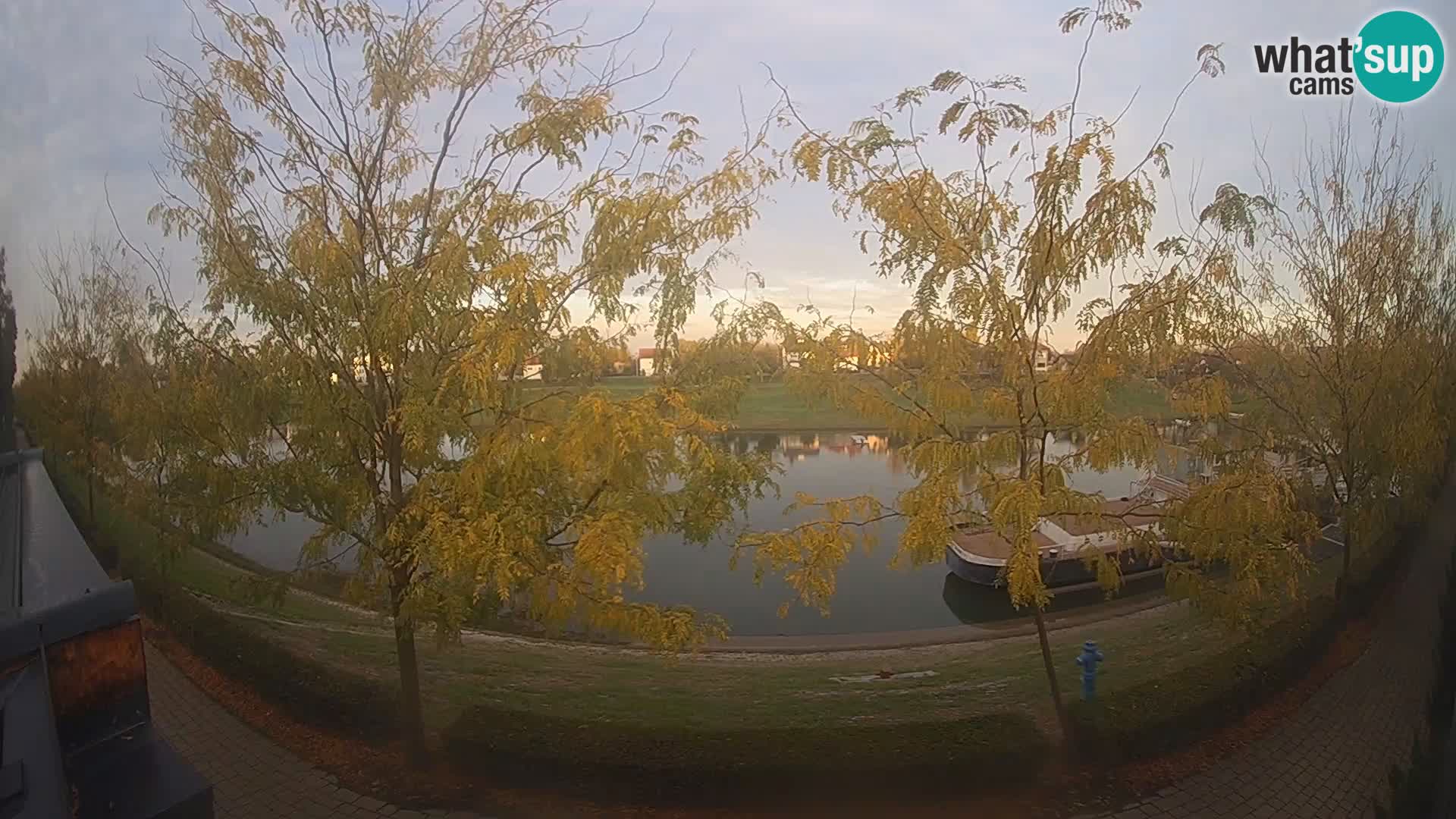 Sisak live webcam Kolpa river view – Croatia