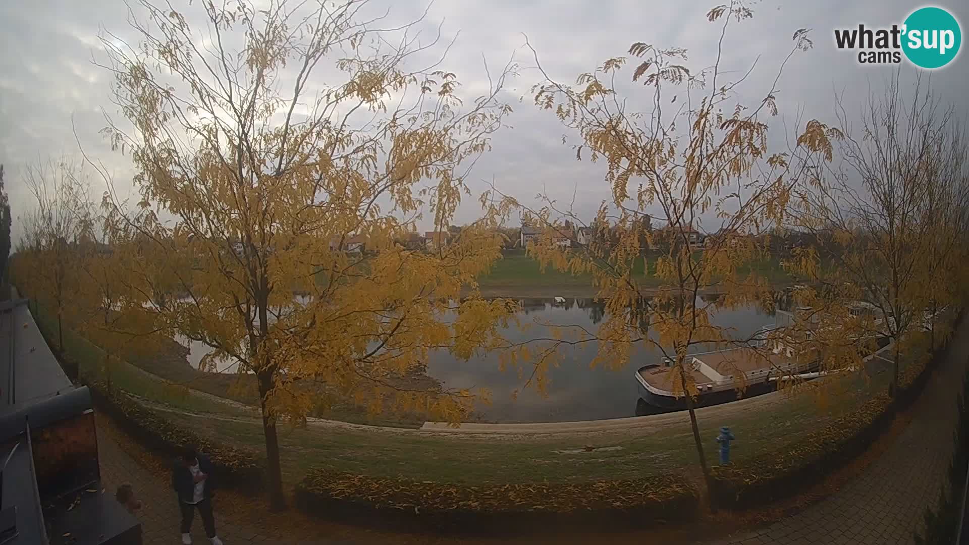 Sisak live webcam – vista sul fiume Kolpa – Croazia