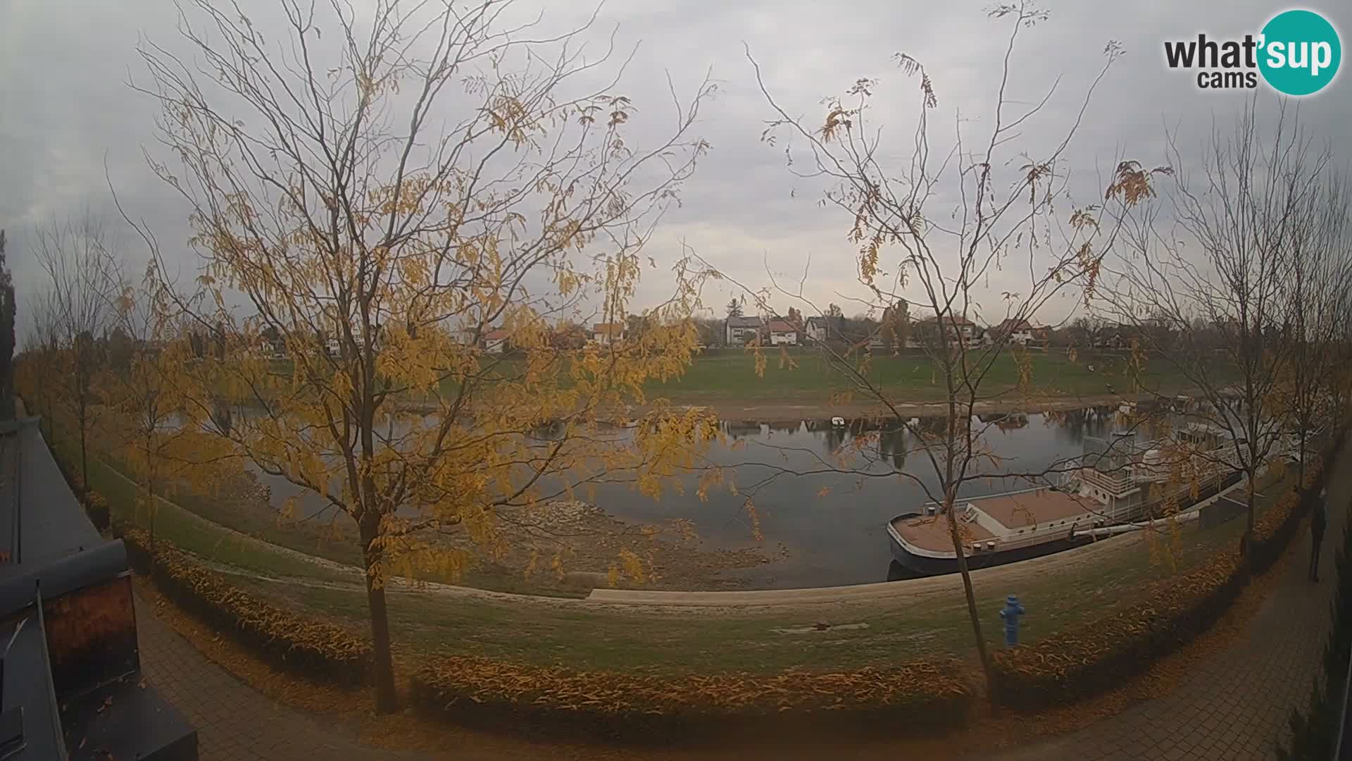 Sisak live webcam Kolpa river view – Croatia