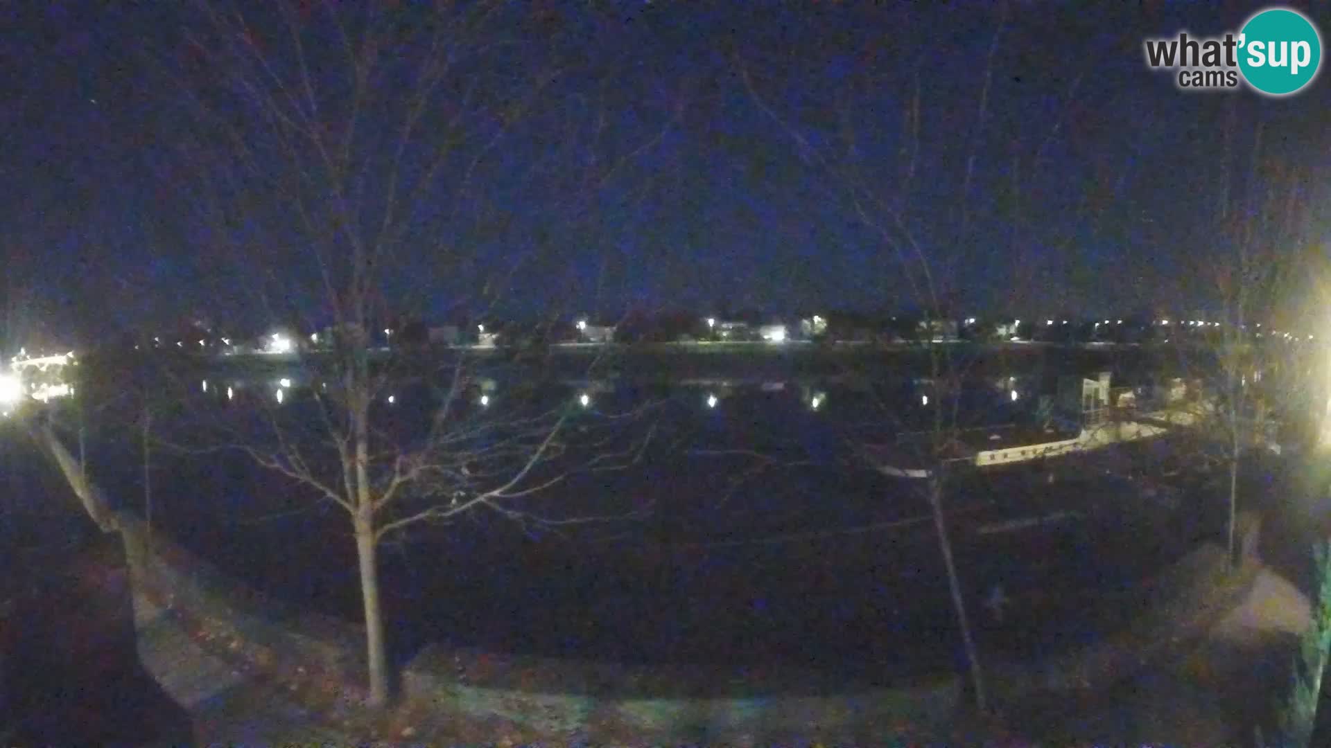 Sisak live webcam – vista sul fiume Kolpa – Croazia
