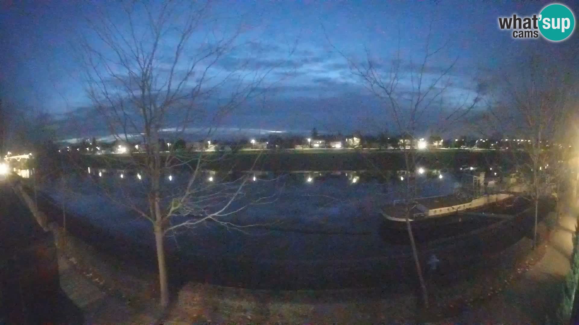 Sisak live webcam Kolpa river view – Croatia