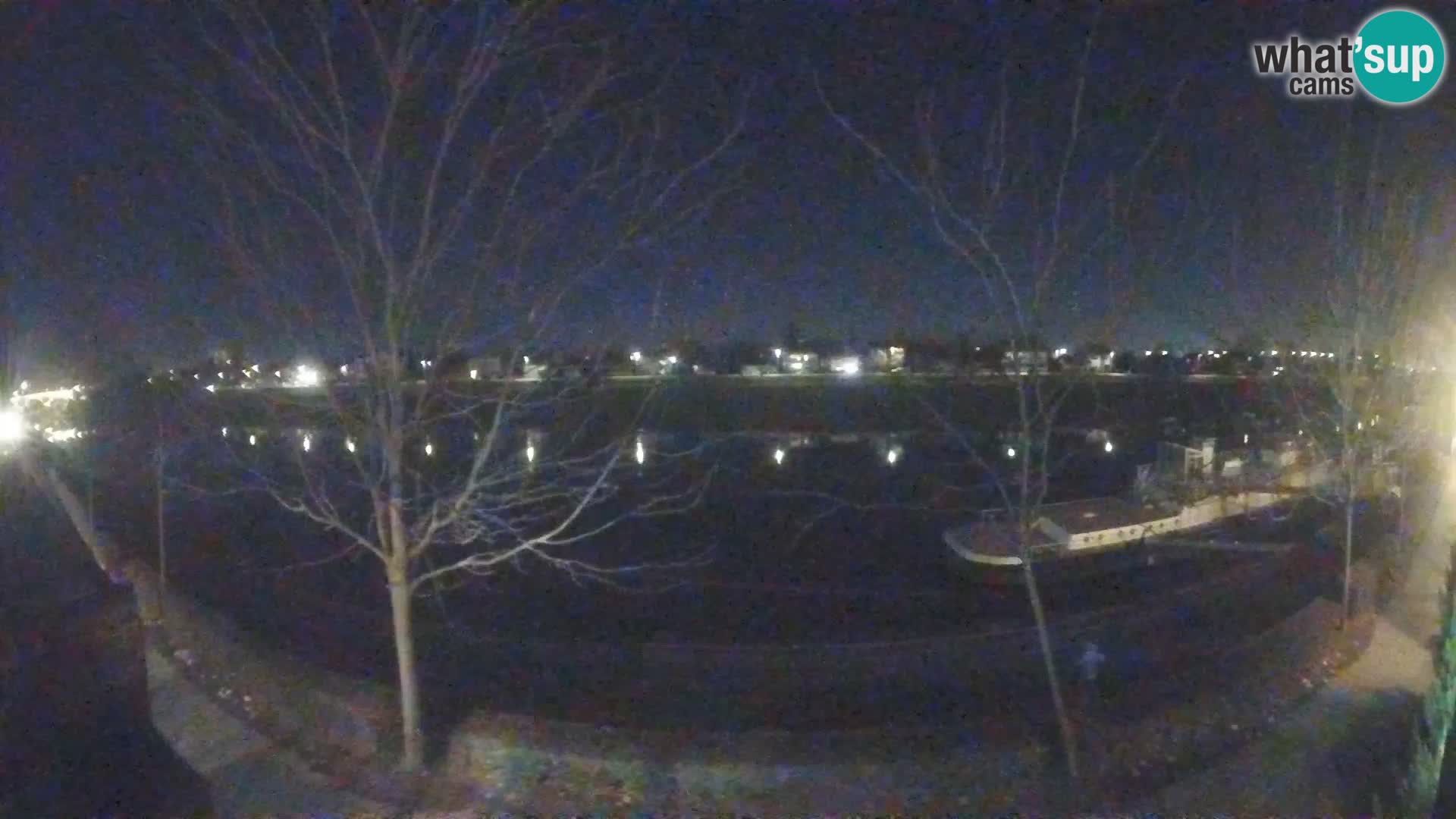 Sisak webcam en direct – vue sur la rivière Kolpa – Croatie