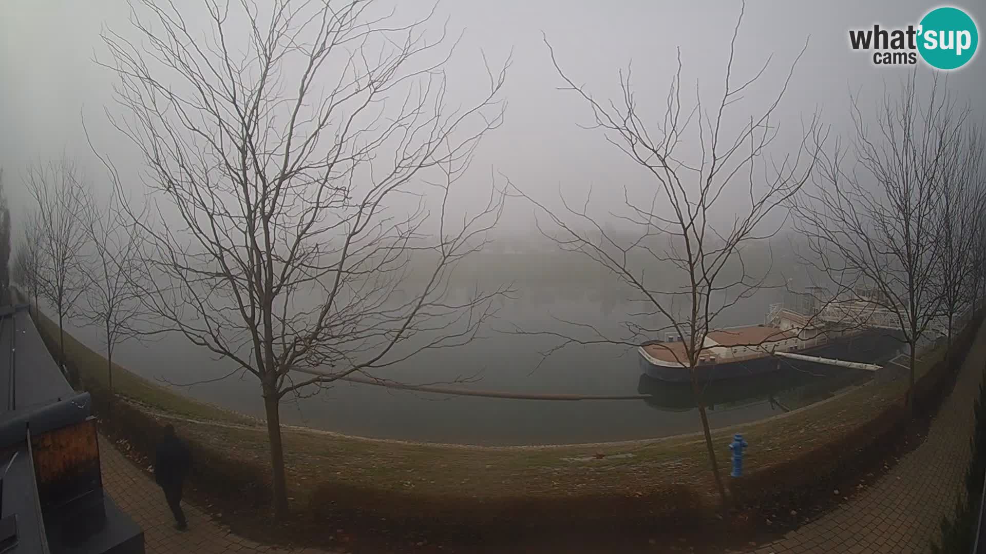 Sisak live webcam Kolpa river view – Croatia