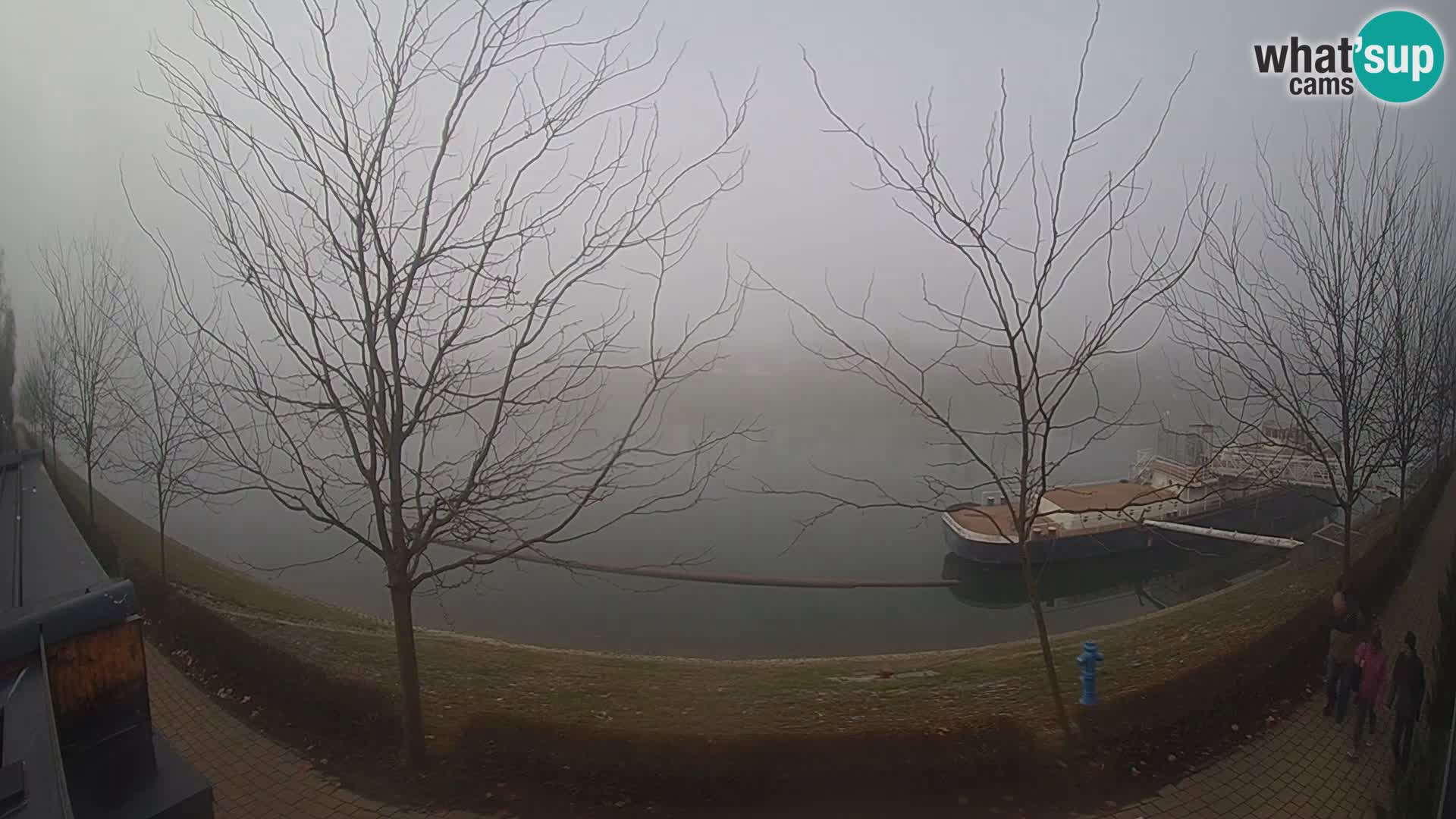 Sisak Live-Webcam Blick auf den Fluss Kolpa – Kroatien