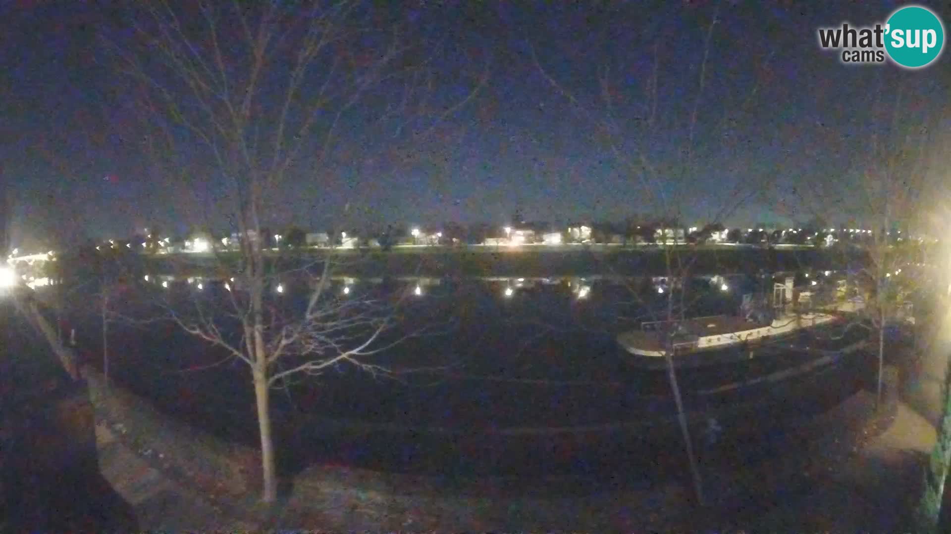 Sisak live webcam – vista sul fiume Kolpa – Croazia