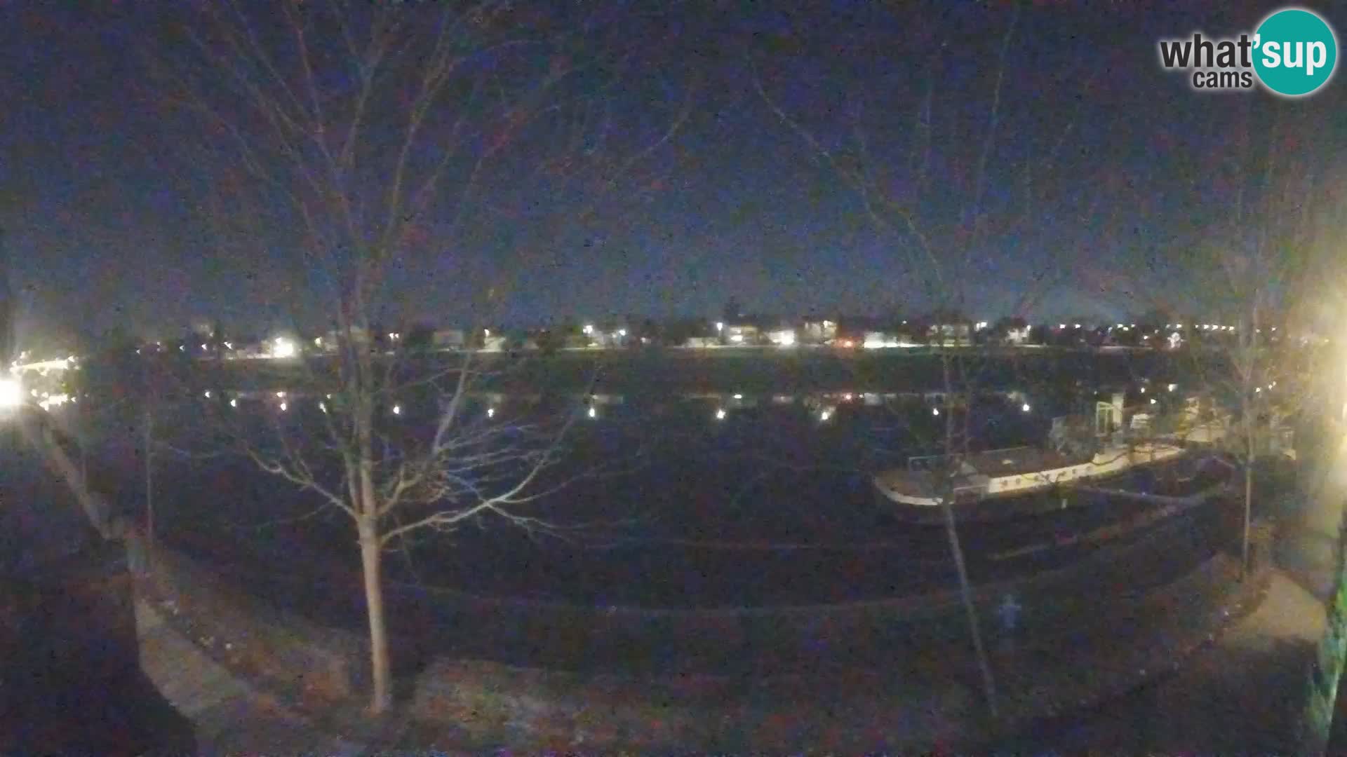 Sisak live webcam – vista sul fiume Kolpa – Croazia