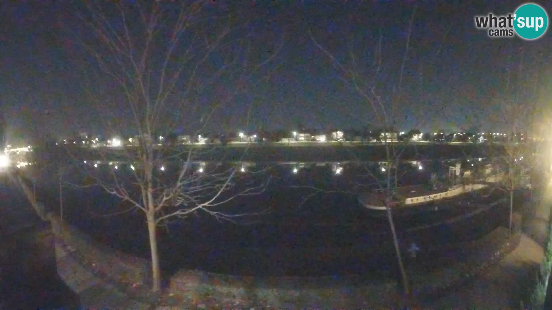 Sisak Live-Webcam Blick auf den Fluss Kolpa – Kroatien