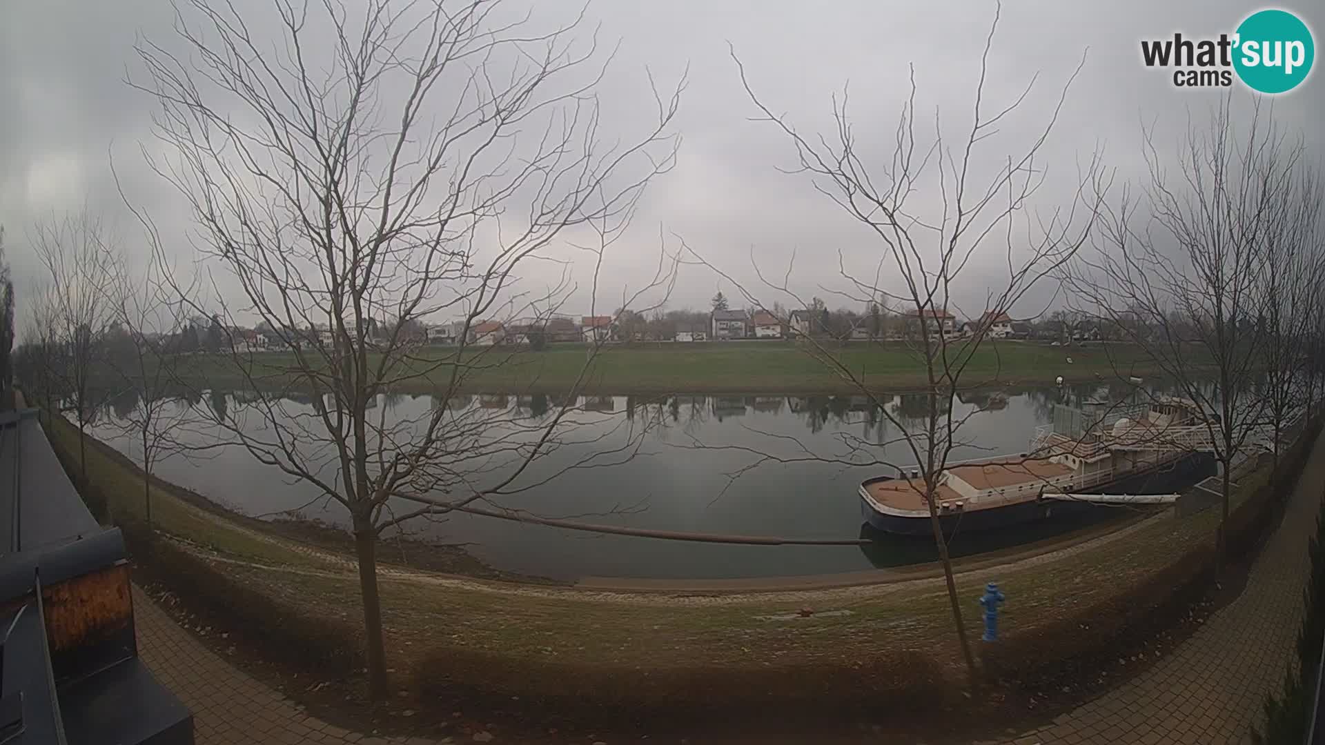 Sisak webcam en vivo Kolpa river view – Croacia