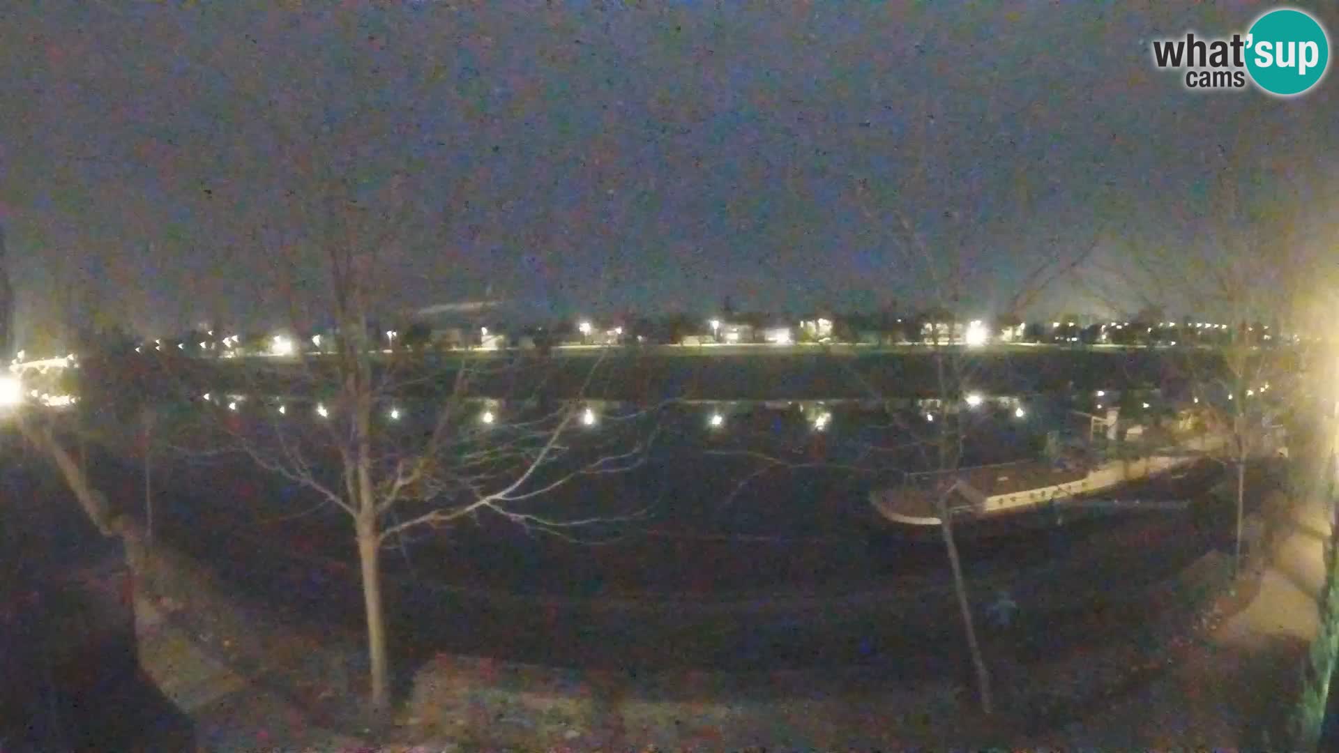 Sisak Live-Webcam Blick auf den Fluss Kolpa – Kroatien