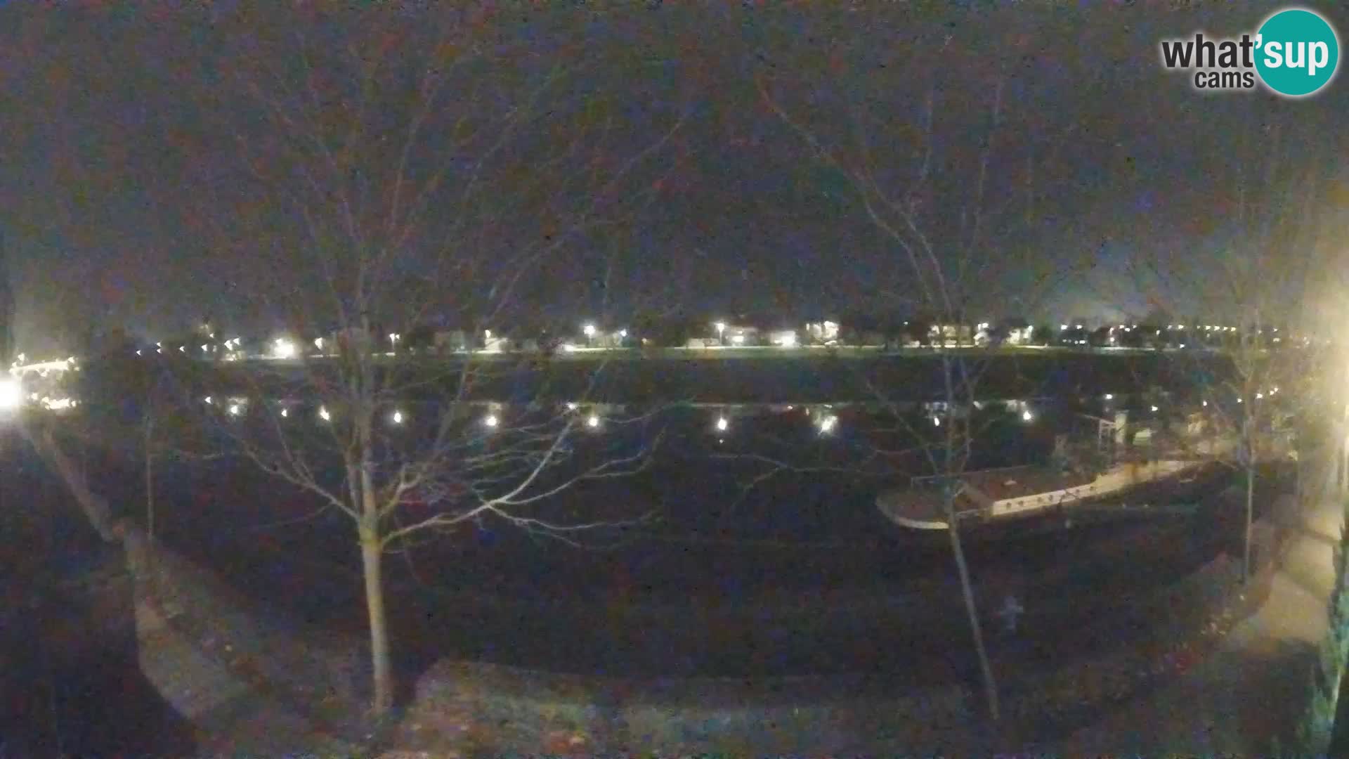 Sisak live webcam – vista sul fiume Kolpa – Croazia