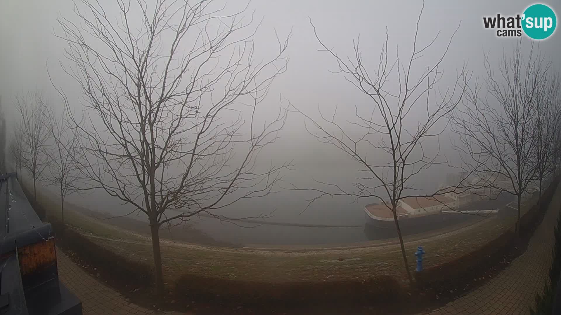 Sisak Live-Webcam Blick auf den Fluss Kolpa – Kroatien