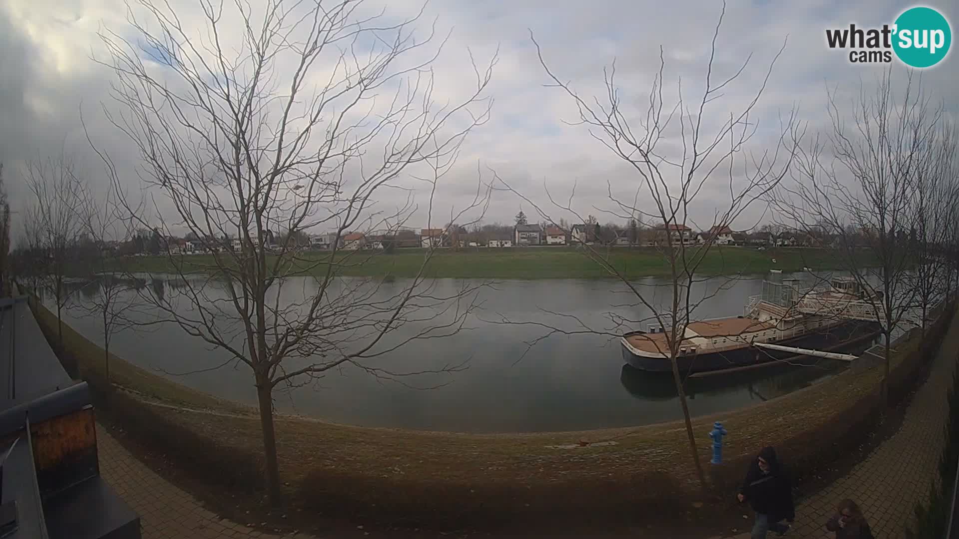 Sisak live webcam Kolpa river view – Croatia