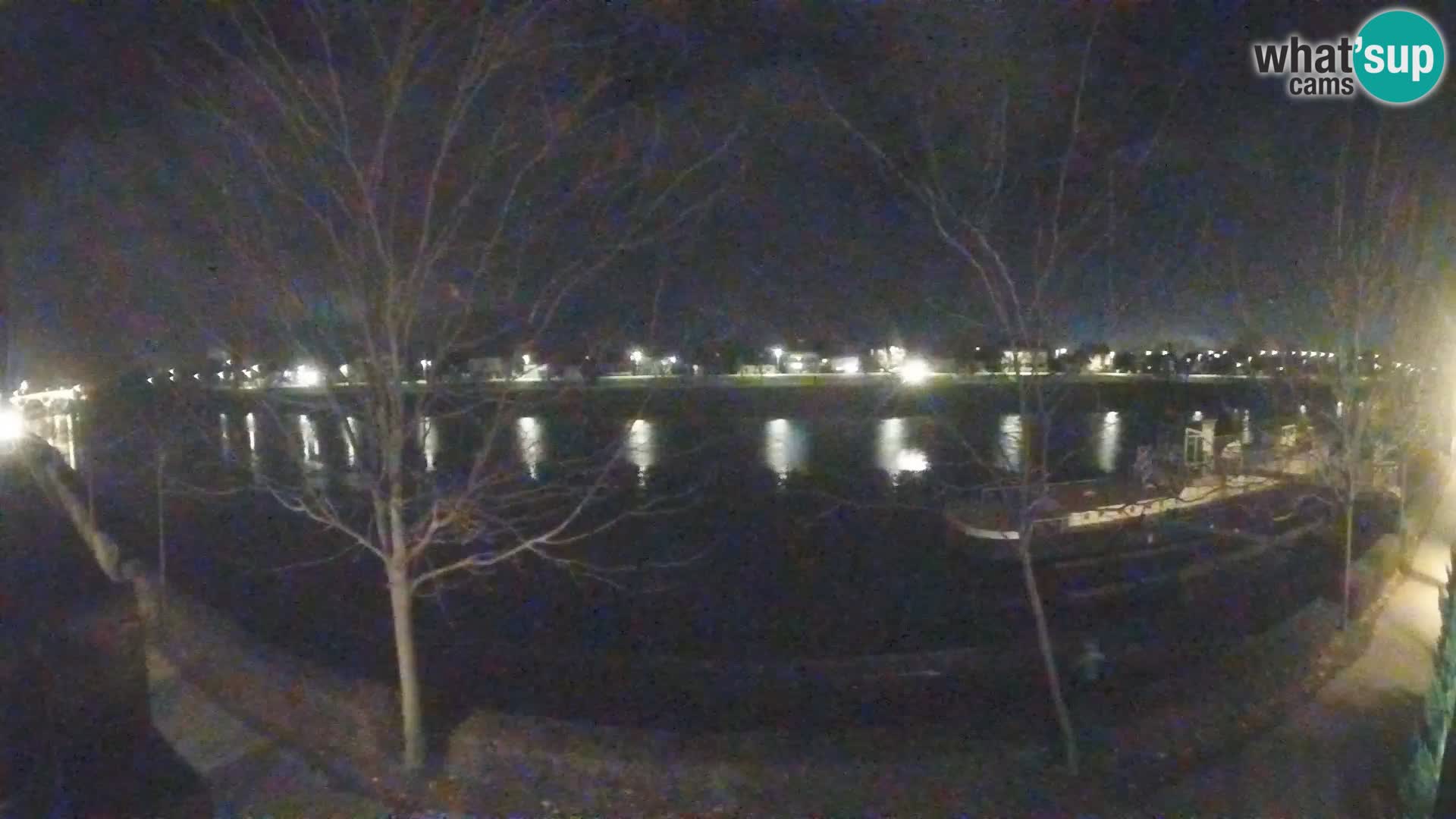 Sisak live webcam – vista sul fiume Kolpa – Croazia