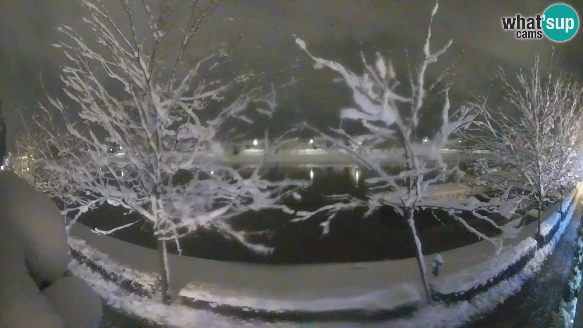 Sisak live webcam – vista sul fiume Kolpa – Croazia