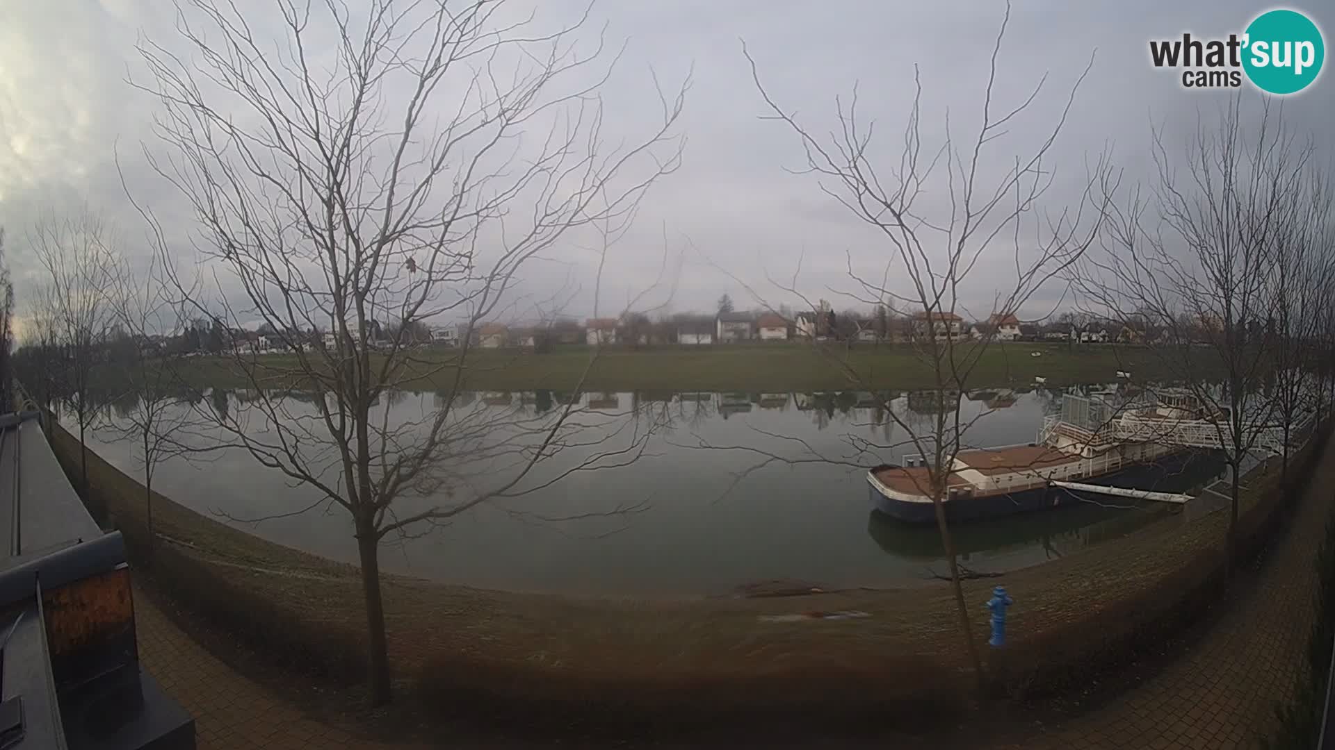 Sisak webcam en vivo Kolpa river view – Croacia