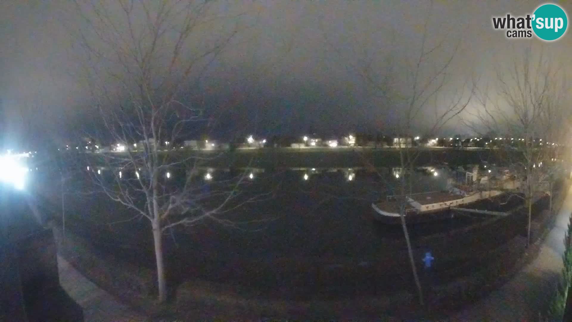 Sisak live webcam – vista sul fiume Kolpa – Croazia