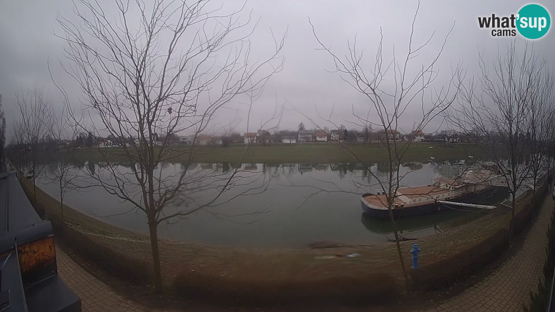 Sisak webcam en vivo Kolpa river view – Croacia