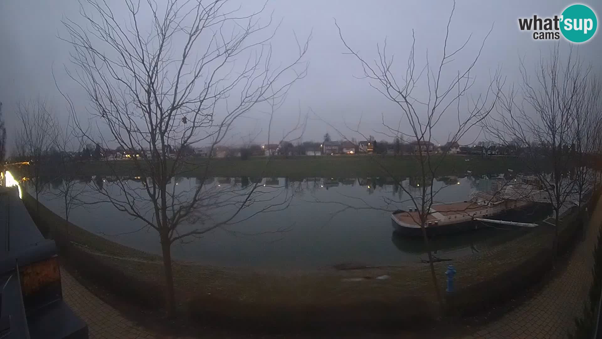 Sisak Live-Webcam Blick auf den Fluss Kolpa – Kroatien