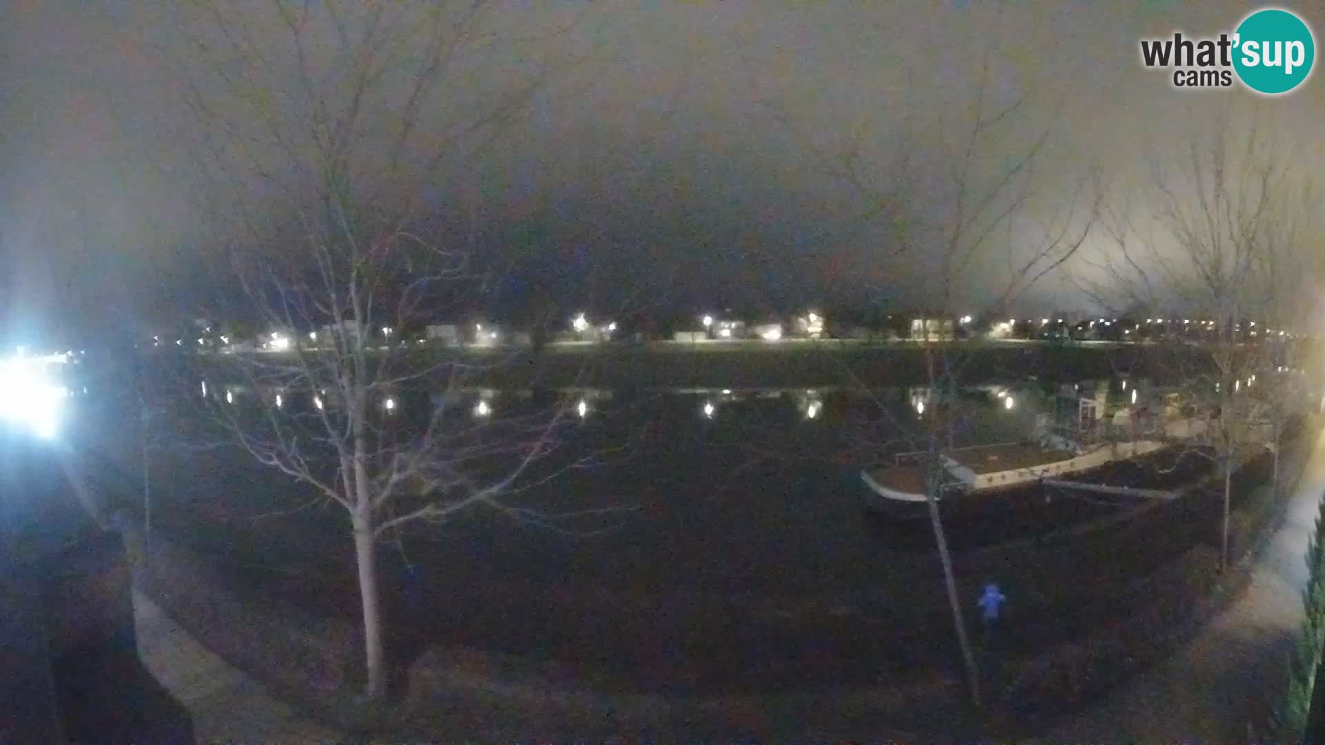 Sisak live webcam – vista sul fiume Kolpa – Croazia