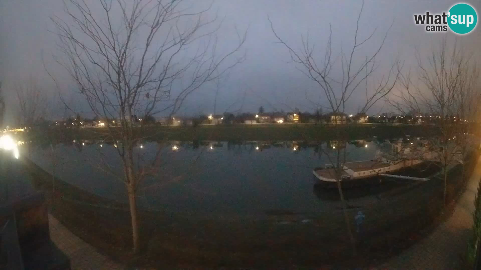 Sisak Live-Webcam Blick auf den Fluss Kolpa – Kroatien