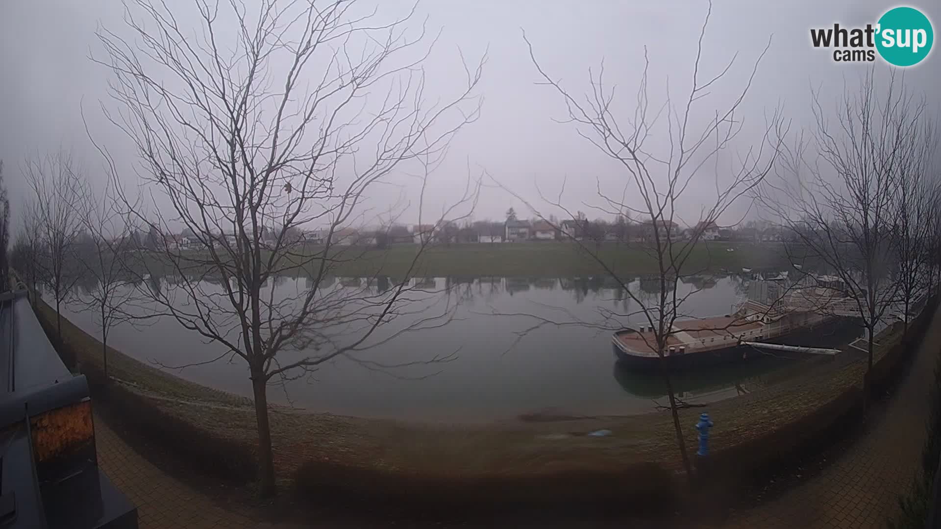 Sisak webcam en direct – vue sur la rivière Kolpa – Croatie