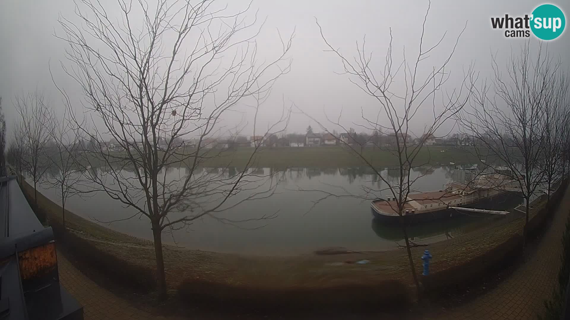 Sisak live webcam Kolpa river view – Croatia