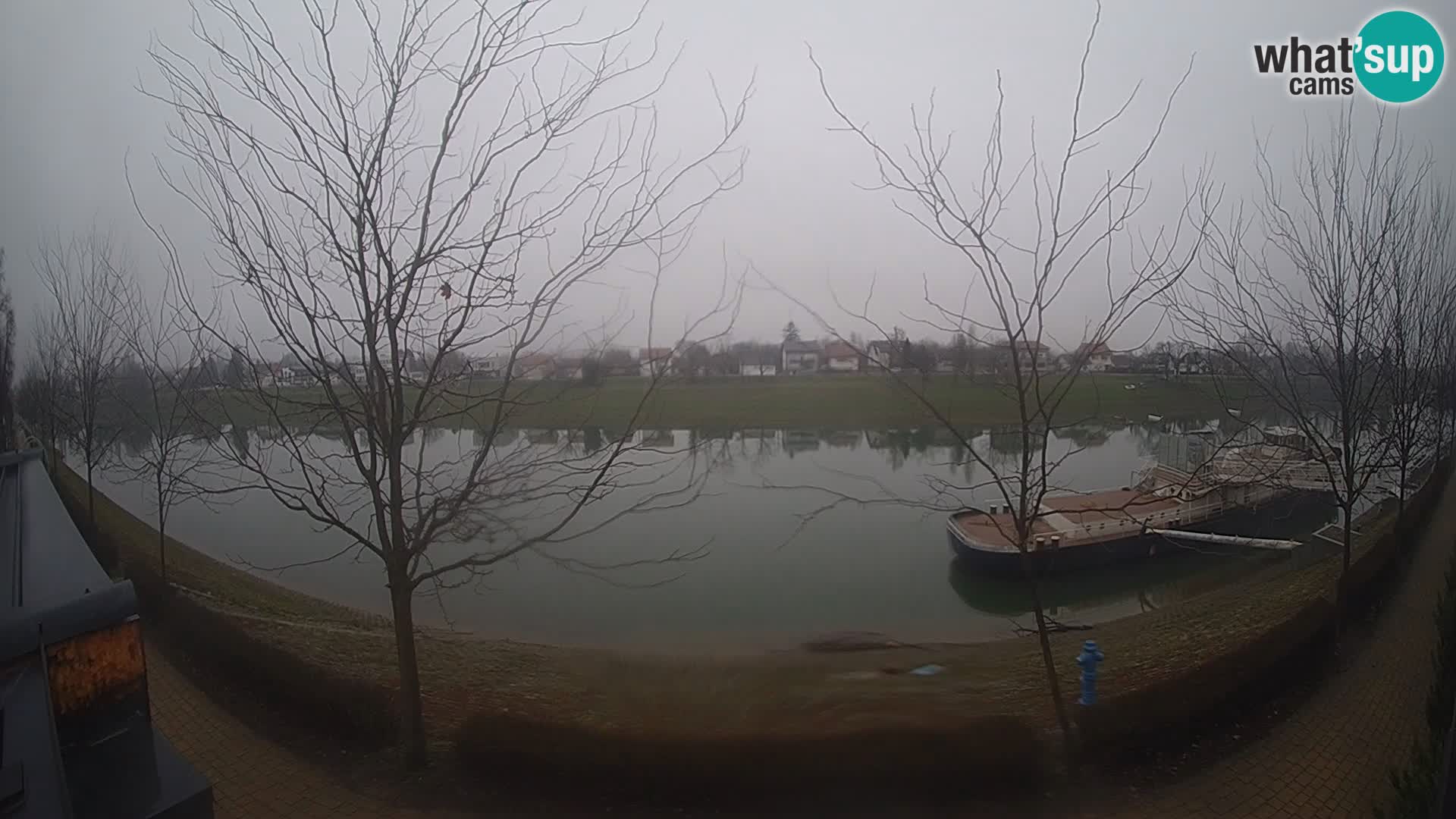 Sisak live webcam – vista sul fiume Kolpa – Croazia