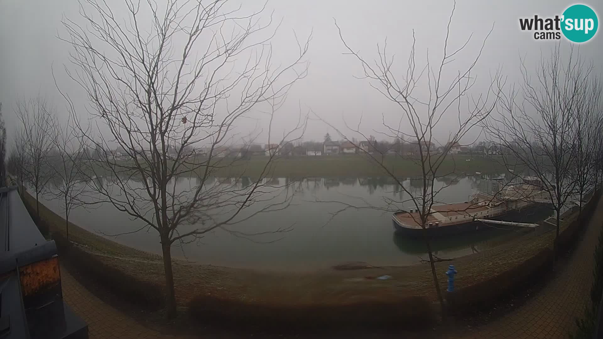 Sisak live webcam – vista sul fiume Kolpa – Croazia