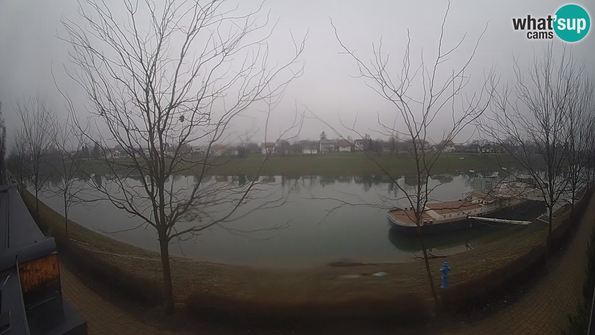 Sisak webcam en vivo Kolpa river view – Croacia