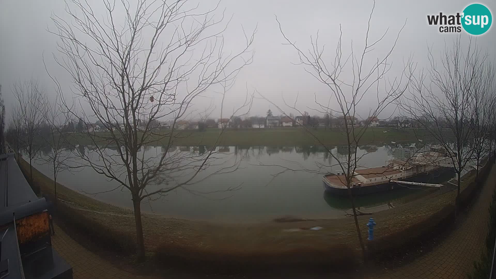 Sisak live webcam – vista sul fiume Kolpa – Croazia