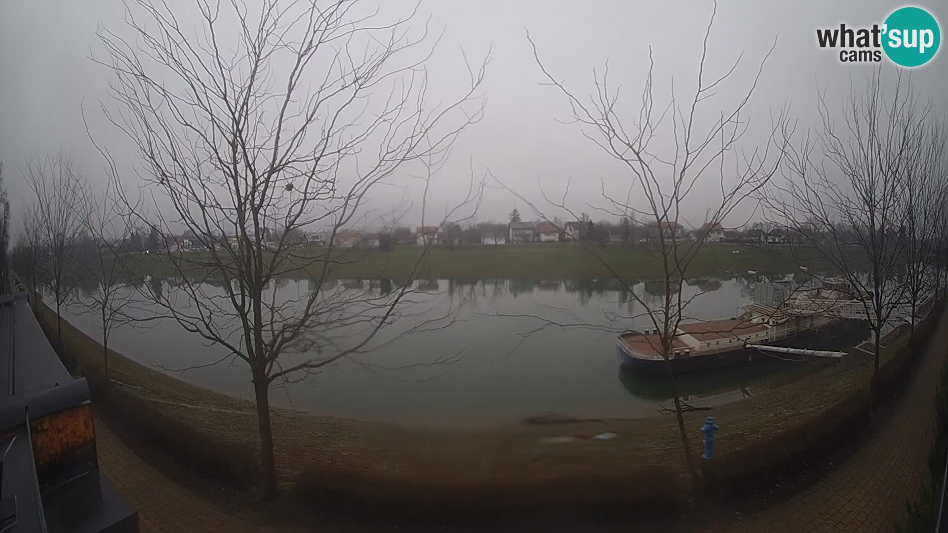 Sisak live webcam – vista sul fiume Kolpa – Croazia