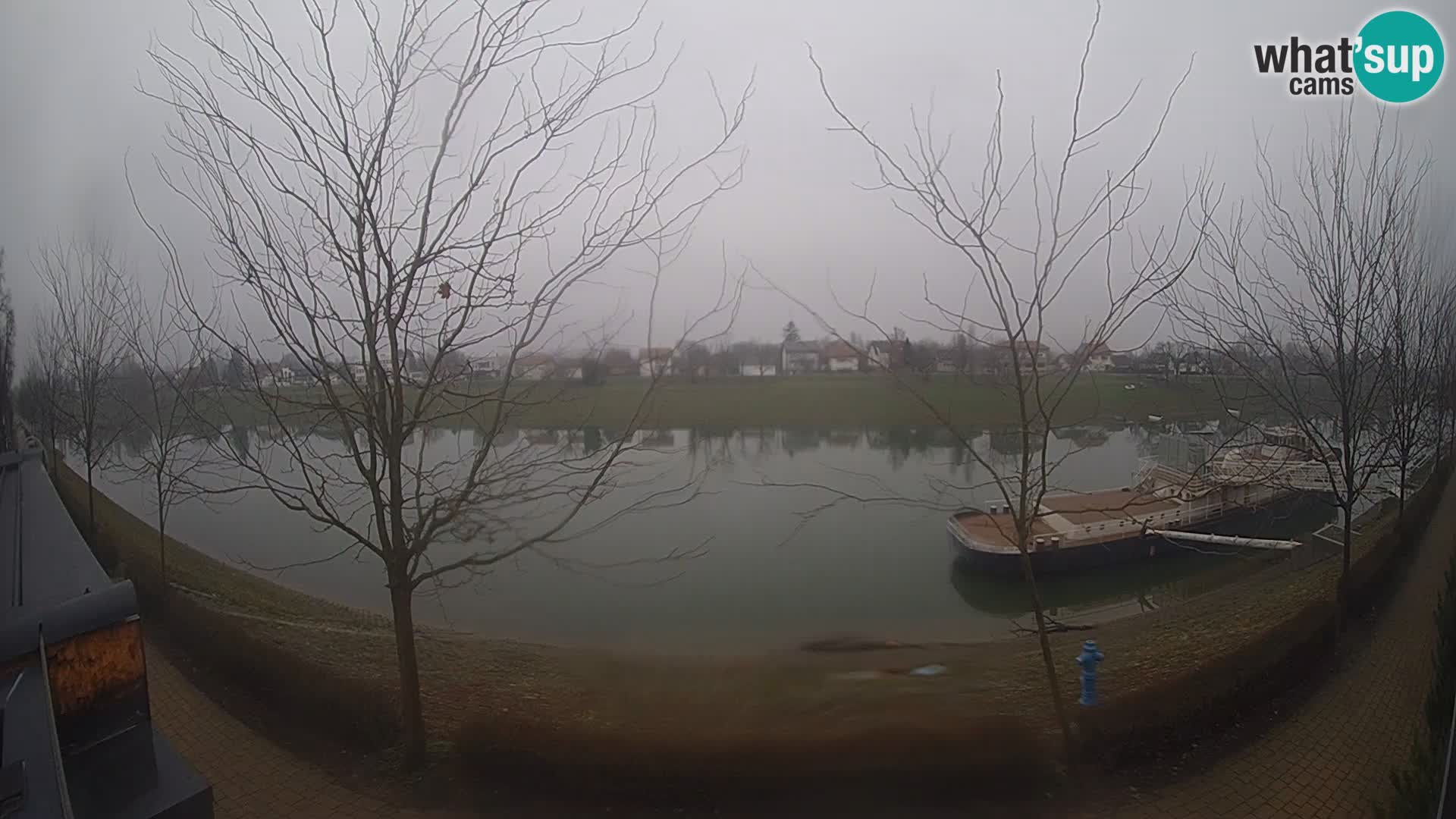 Sisak live webcam Kolpa river view – Croatia