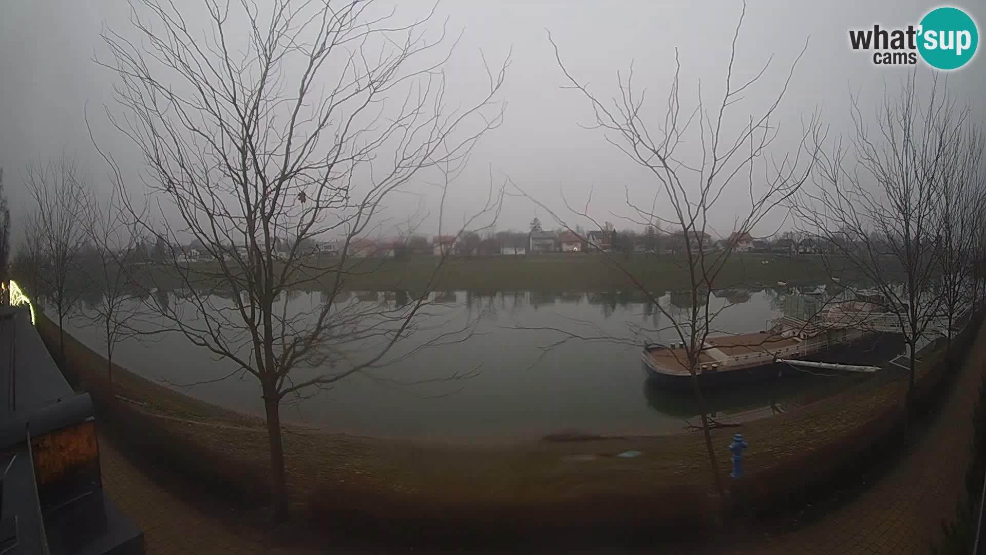 Sisak live webcam Kolpa river view – Croatia