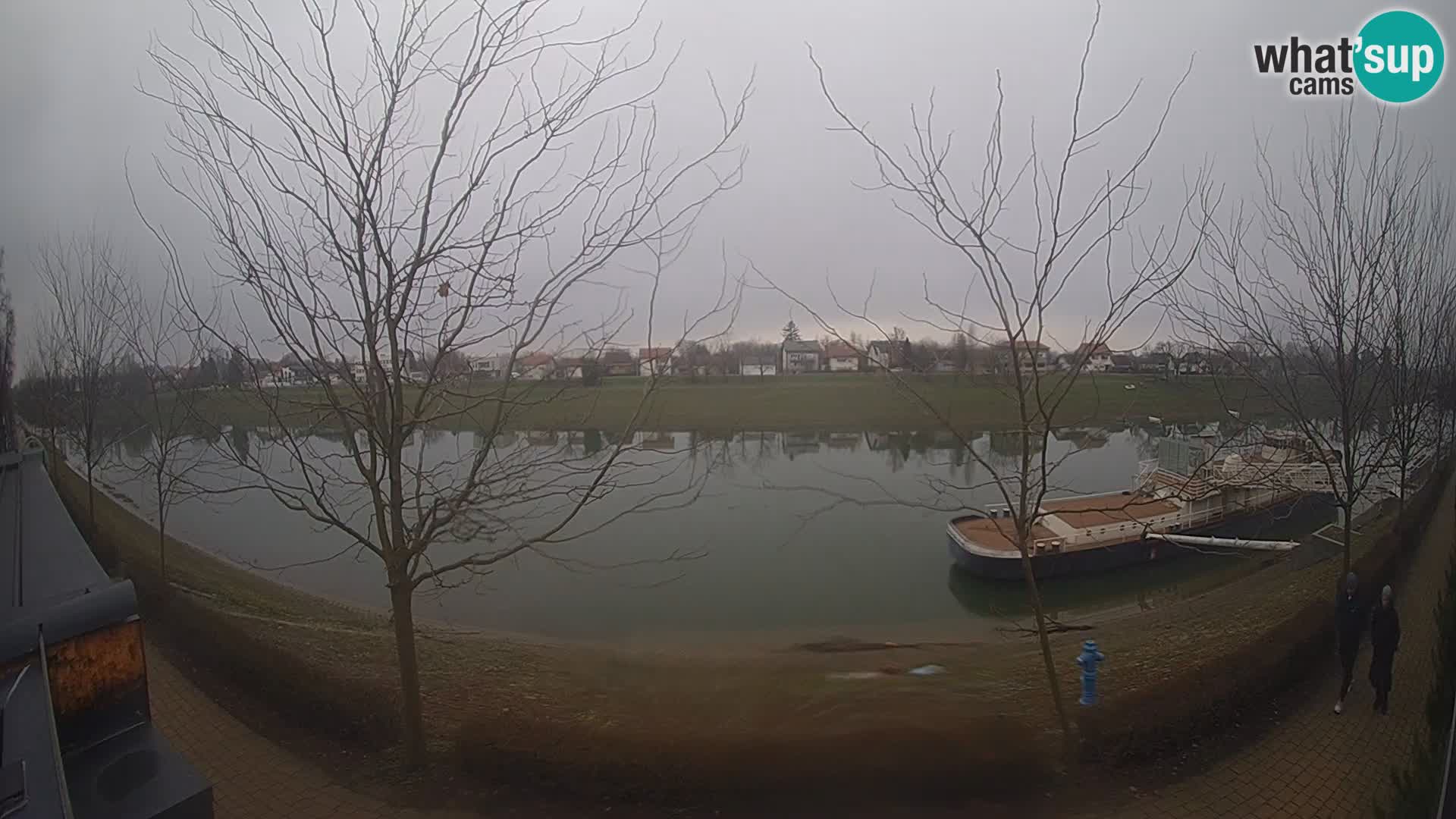 Sisak webcam en direct – vue sur la rivière Kolpa – Croatie