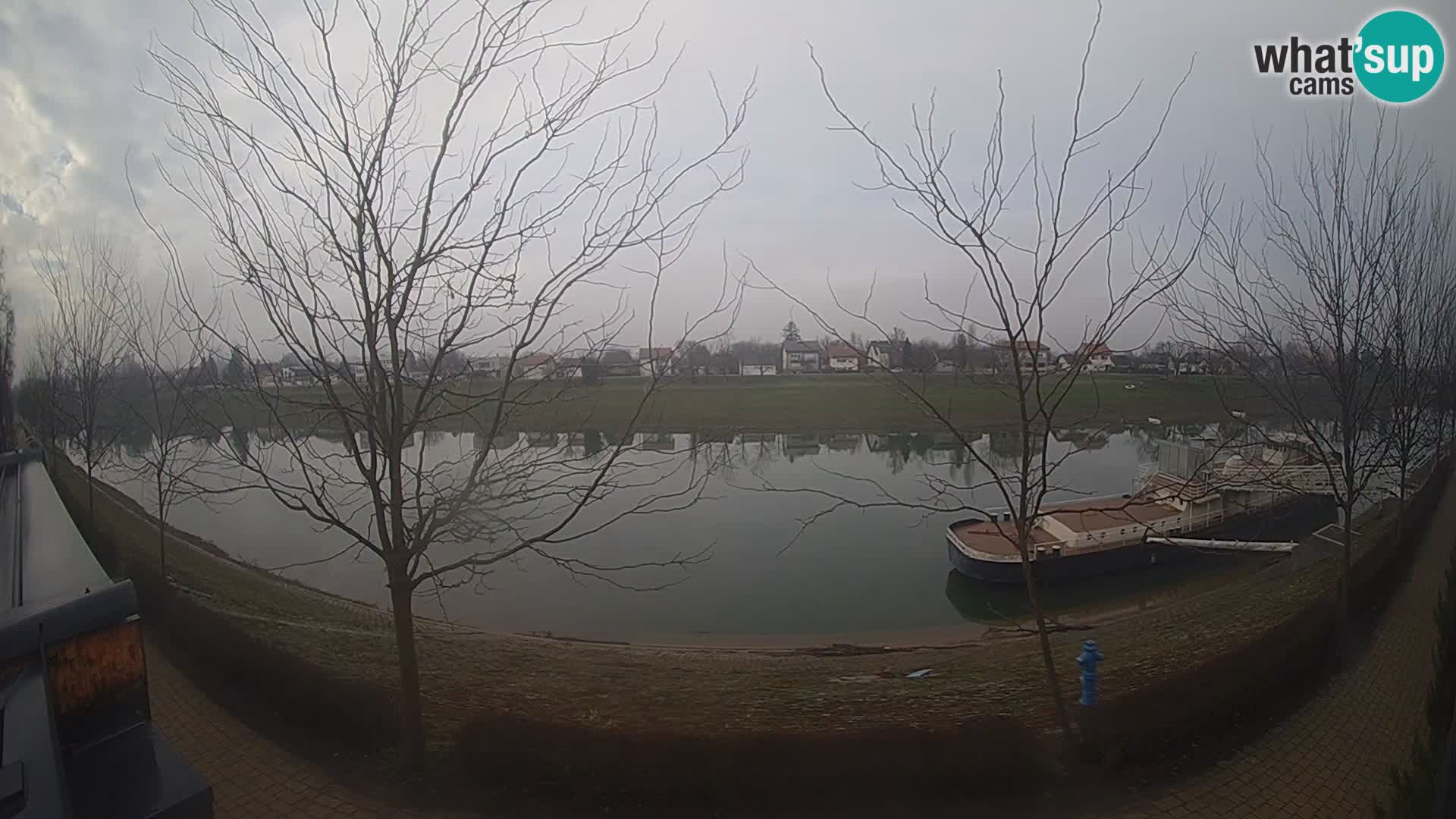 Sisak live webcam Kolpa river view – Croatia