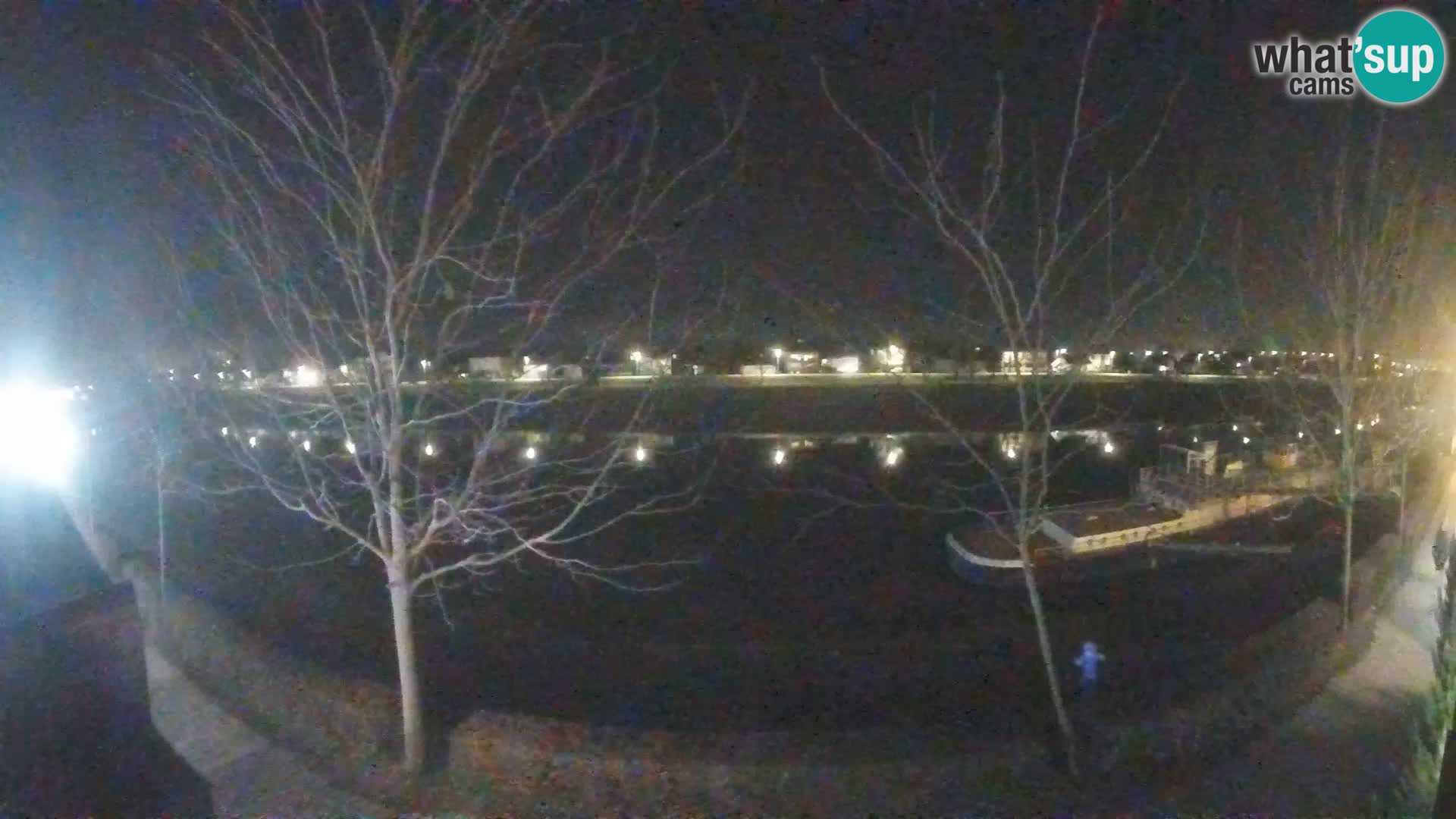 Sisak live webcam – vista sul fiume Kolpa – Croazia
