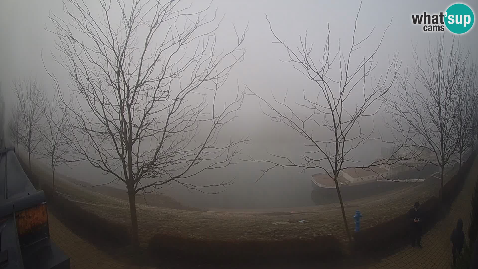 Sisak live webcam Kolpa river view – Croatia