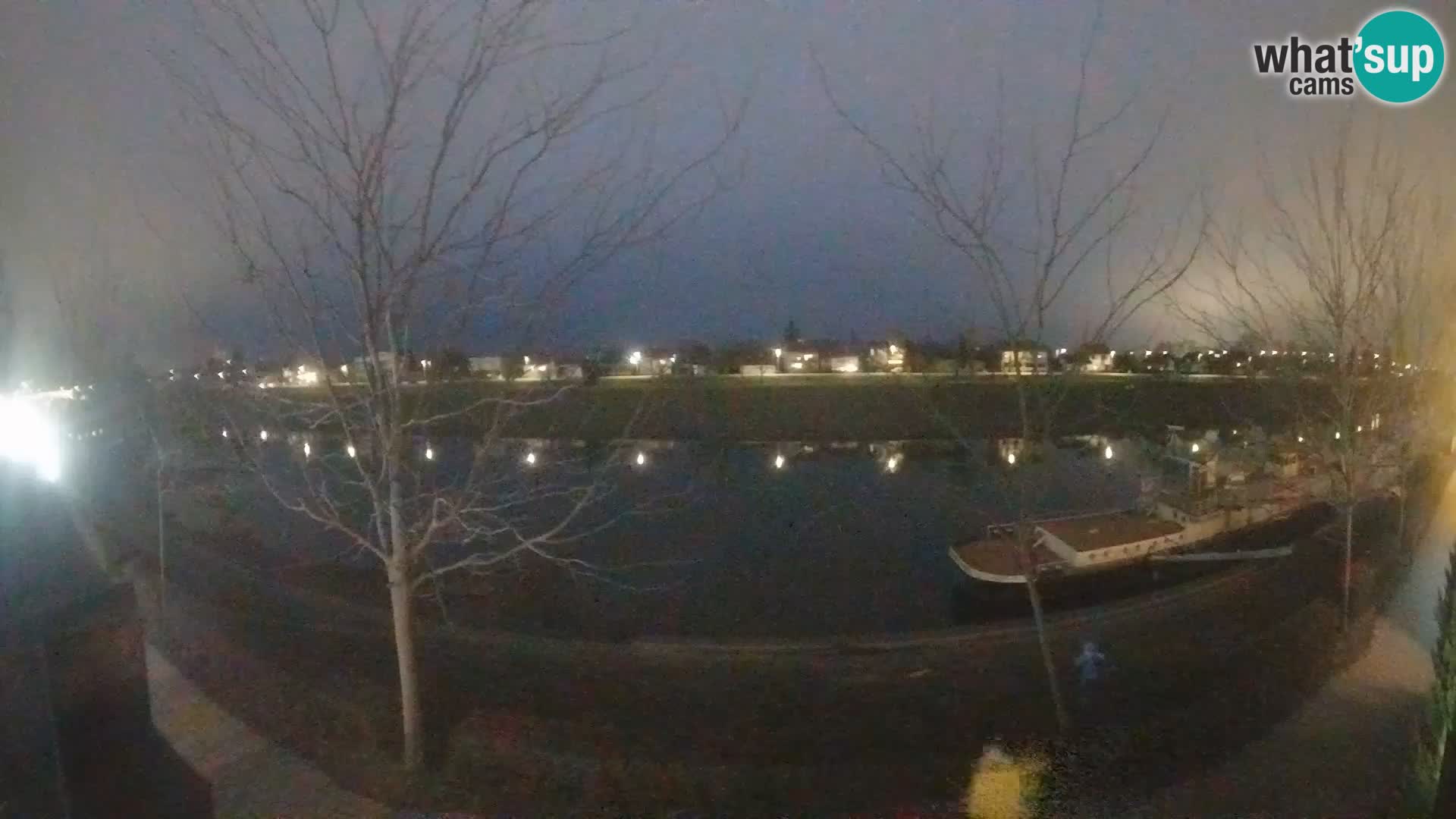Sisak webcam en direct – vue sur la rivière Kolpa – Croatie