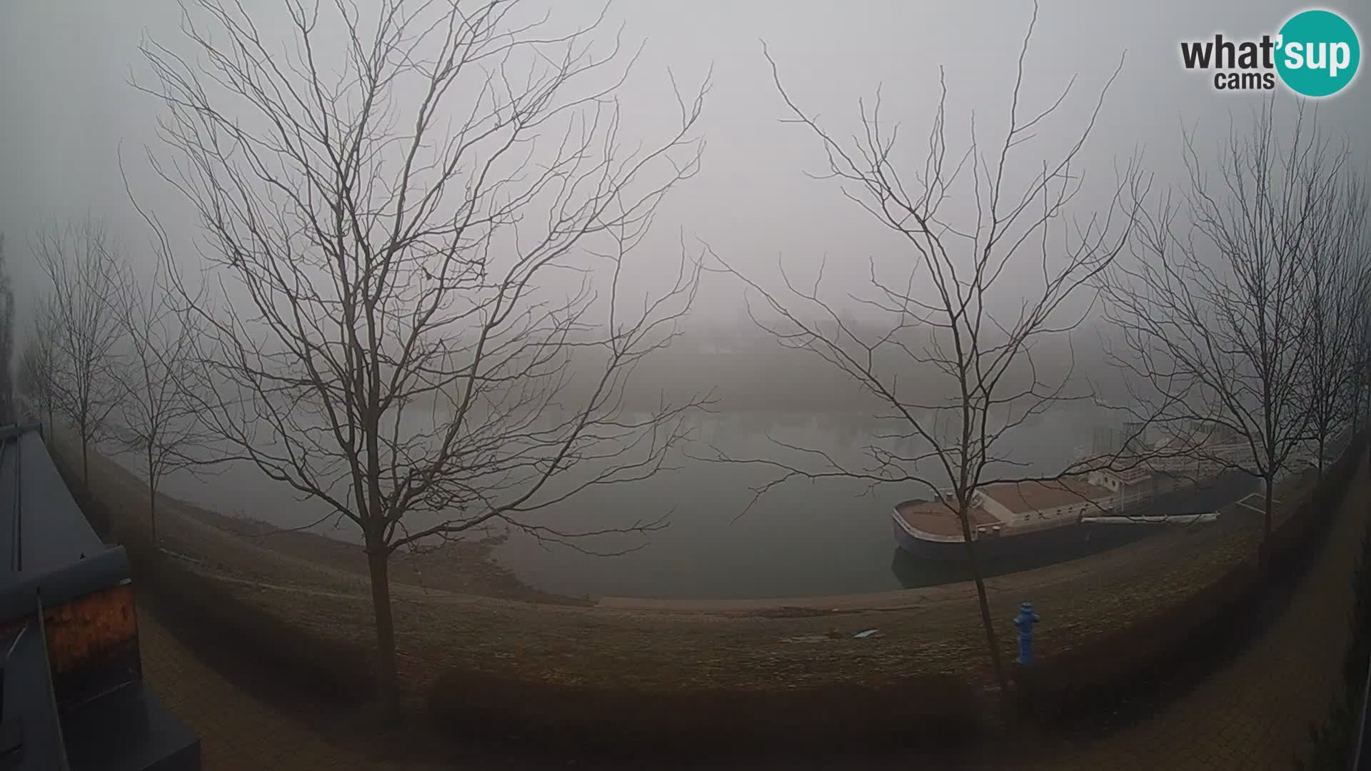 Sisak live webcam pogled na reku Kolpu